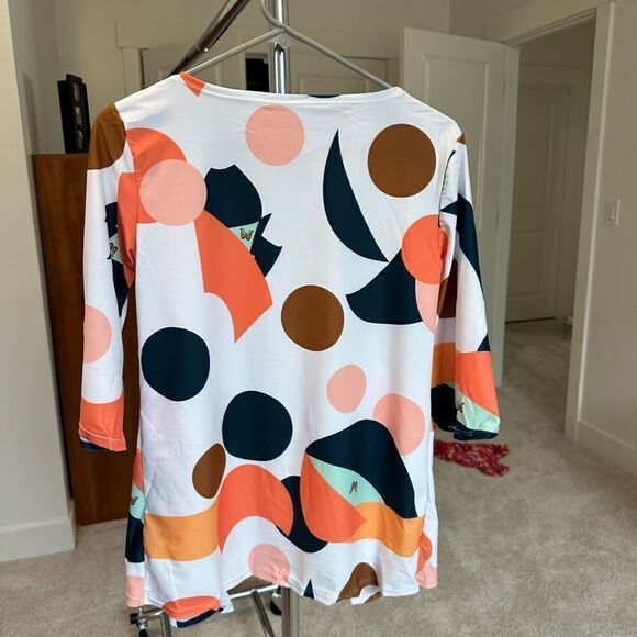 28-3 piece swim set, bikini and short cover up. Halter Top, High Waist Bottoms - Picture 8 of 12